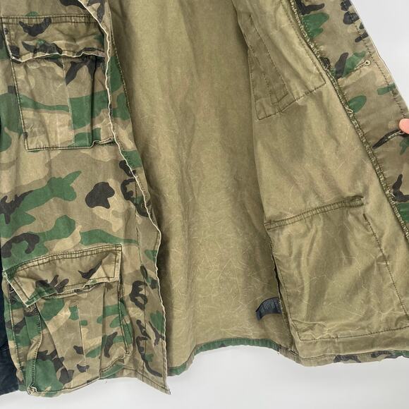 BDG Urban Outfitters Camo Utility Jacket – 100% Cotton Military Style Coat Small - Picture 8 of 10